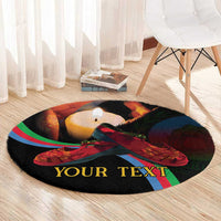 Personalized Eritrea Maelti Siwuat Round Carpet Candle Vigil Glory To Our Martyrs Eritrea