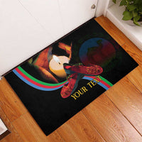 Personalized Eritrea Maelti Siwuat Rubber Doormat Candle Vigil Glory To Our Martyrs Eritrea - Wonder Print Shop