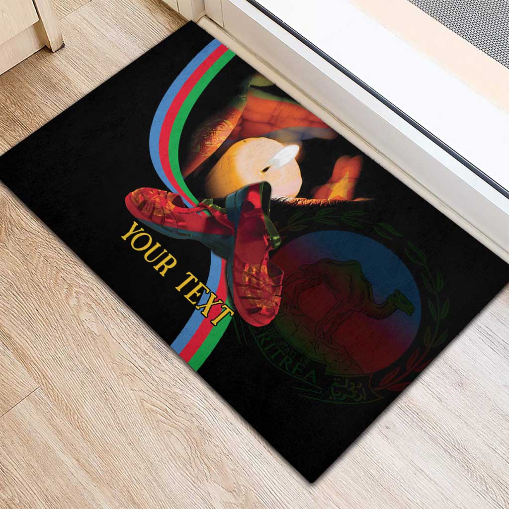 Personalized Eritrea Maelti Siwuat Rubber Doormat Candle Vigil Glory To Our Martyrs Eritrea - Wonder Print Shop