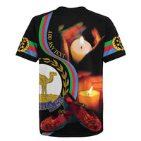 Personalized Eritrea Maelti Siwuat Rugby Jersey Candle Vigil Glory To Our Martyrs Eritrea - Wonder Print Shop