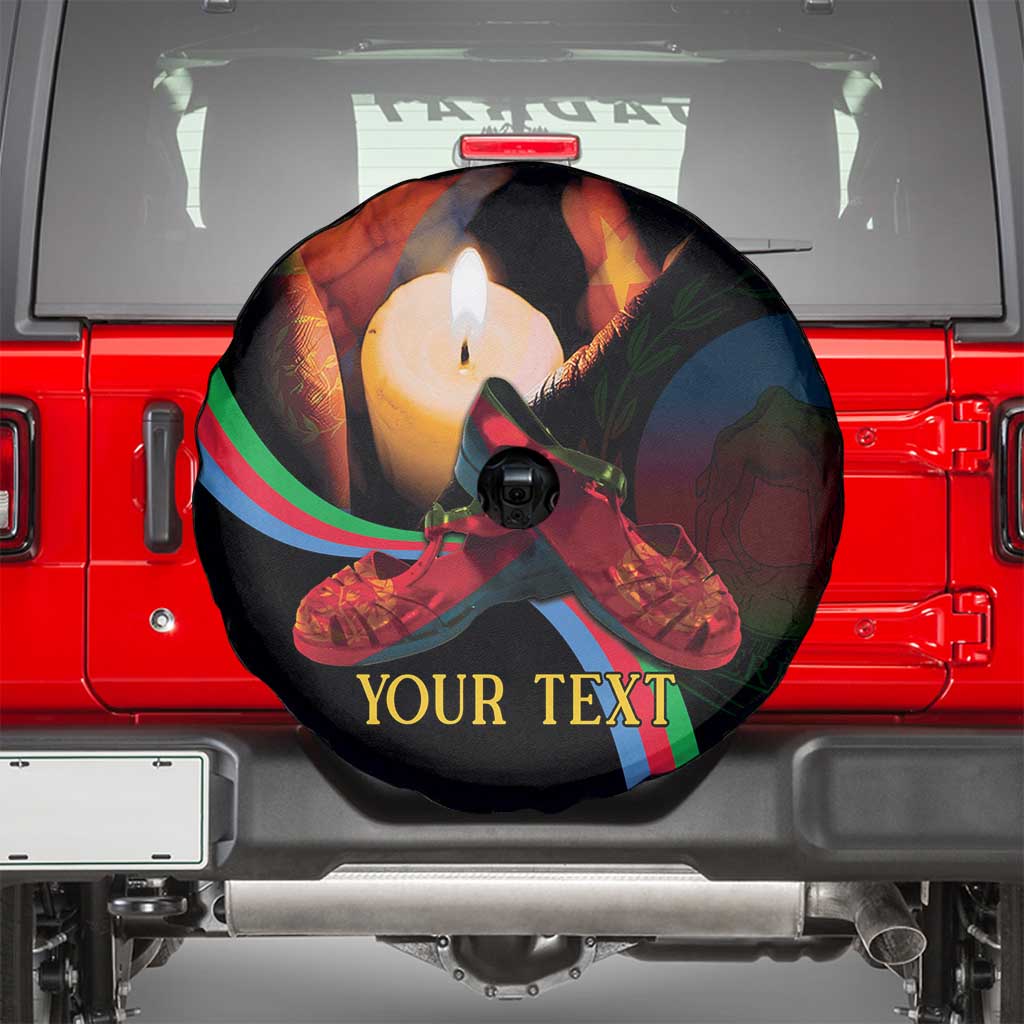 Personalized Eritrea Maelti Siwuat Spare Tire Cover Candle Vigil Glory To Our Martyrs Eritrea - Wonder Print Shop
