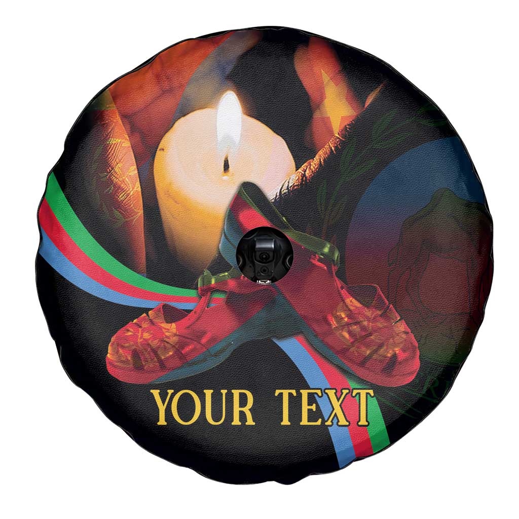 Personalized Eritrea Maelti Siwuat Spare Tire Cover Candle Vigil Glory To Our Martyrs Eritrea - Wonder Print Shop