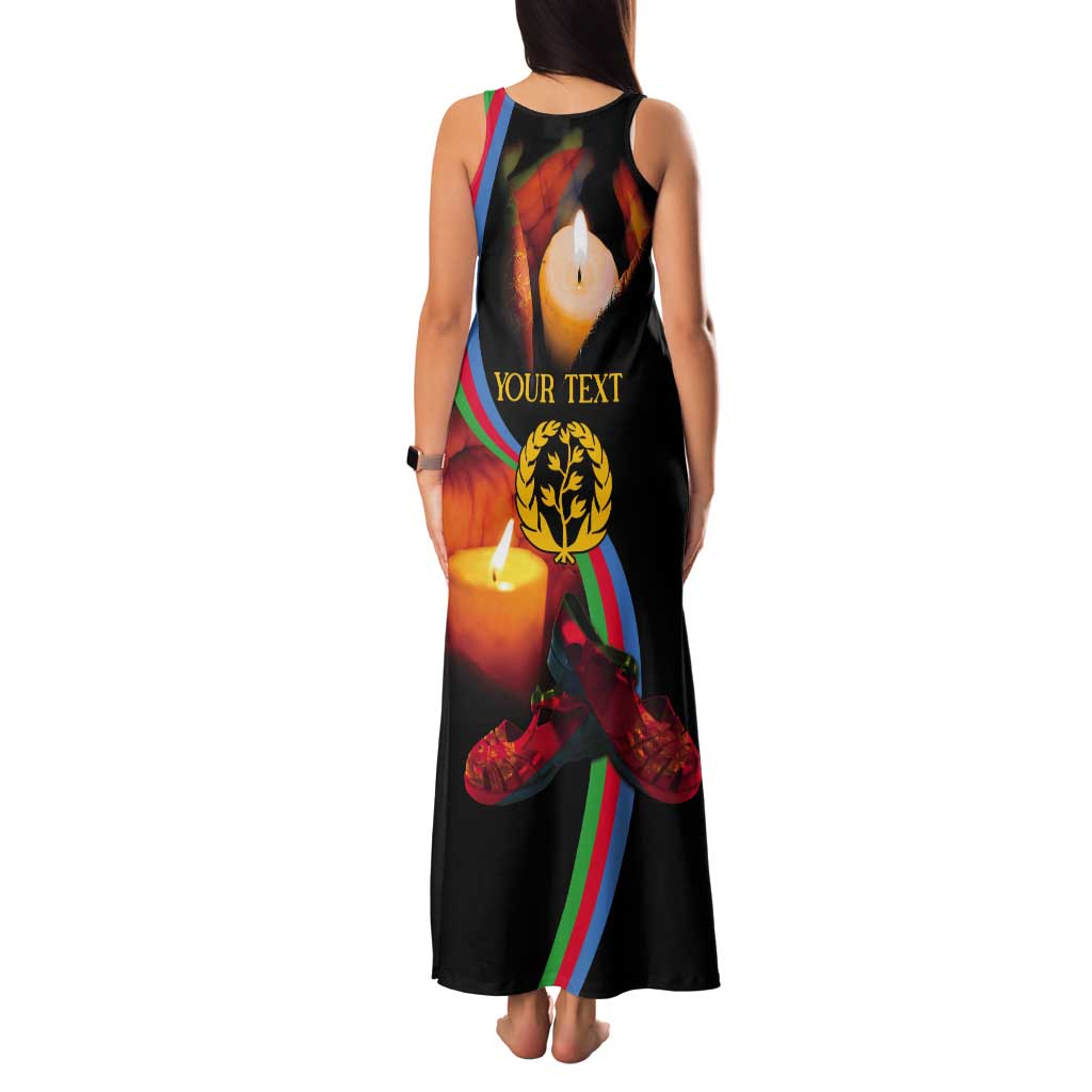 Personalized Eritrea Maelti Siwuat Tank Maxi Dress Candle Vigil Glory To Our Martyrs Eritrea - Wonder Print Shop