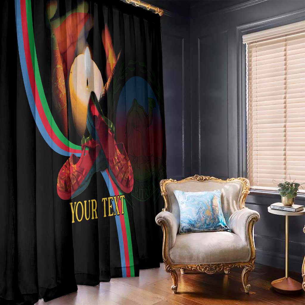 Personalized Eritrea Maelti Siwuat Window Curtain Candle Vigil Glory To Our Martyrs Eritrea - Wonder Print Shop