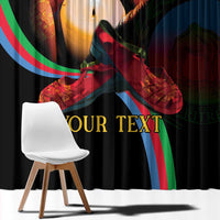 Personalized Eritrea Maelti Siwuat Window Curtain Candle Vigil Glory To Our Martyrs Eritrea - Wonder Print Shop