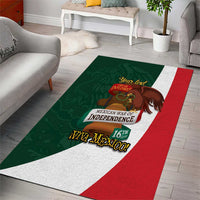 iViva Mexico Hidalgos Bell Personalized Area Rug Mexican Independence Day Fiesta - Wonder Print Shop