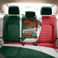 iViva Mexico Hidalgos Bell Personalized Back Car Seat Cover Mexican Independence Day Fiesta - Wonder Print Shop