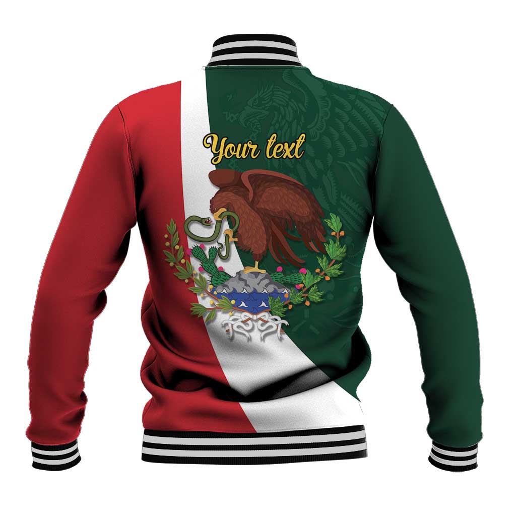 iViva Mexico Hidalgos Bell Personalized Baseball Jacket Mexican Independence Day Fiesta - Wonder Print Shop