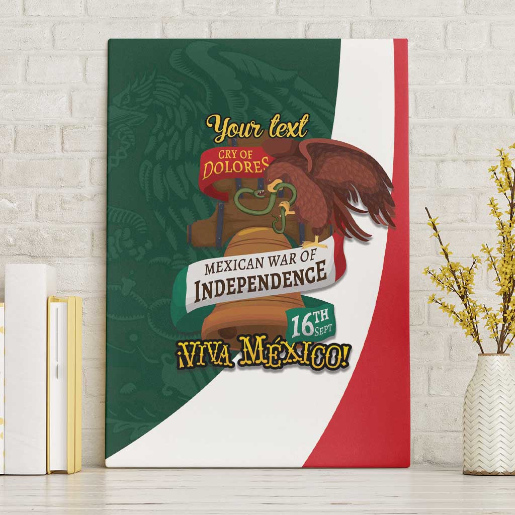 iViva Mexico Hidalgos Bell Personalized Canvas Wall Art Mexican Independence Day Fiesta - Wonder Print Shop