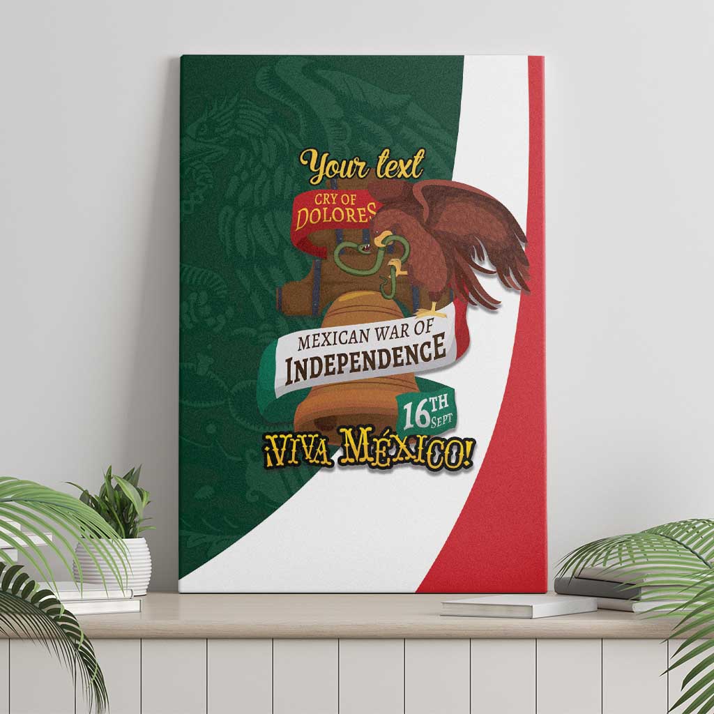 iViva Mexico Hidalgos Bell Personalized Canvas Wall Art Mexican Independence Day Fiesta - Wonder Print Shop