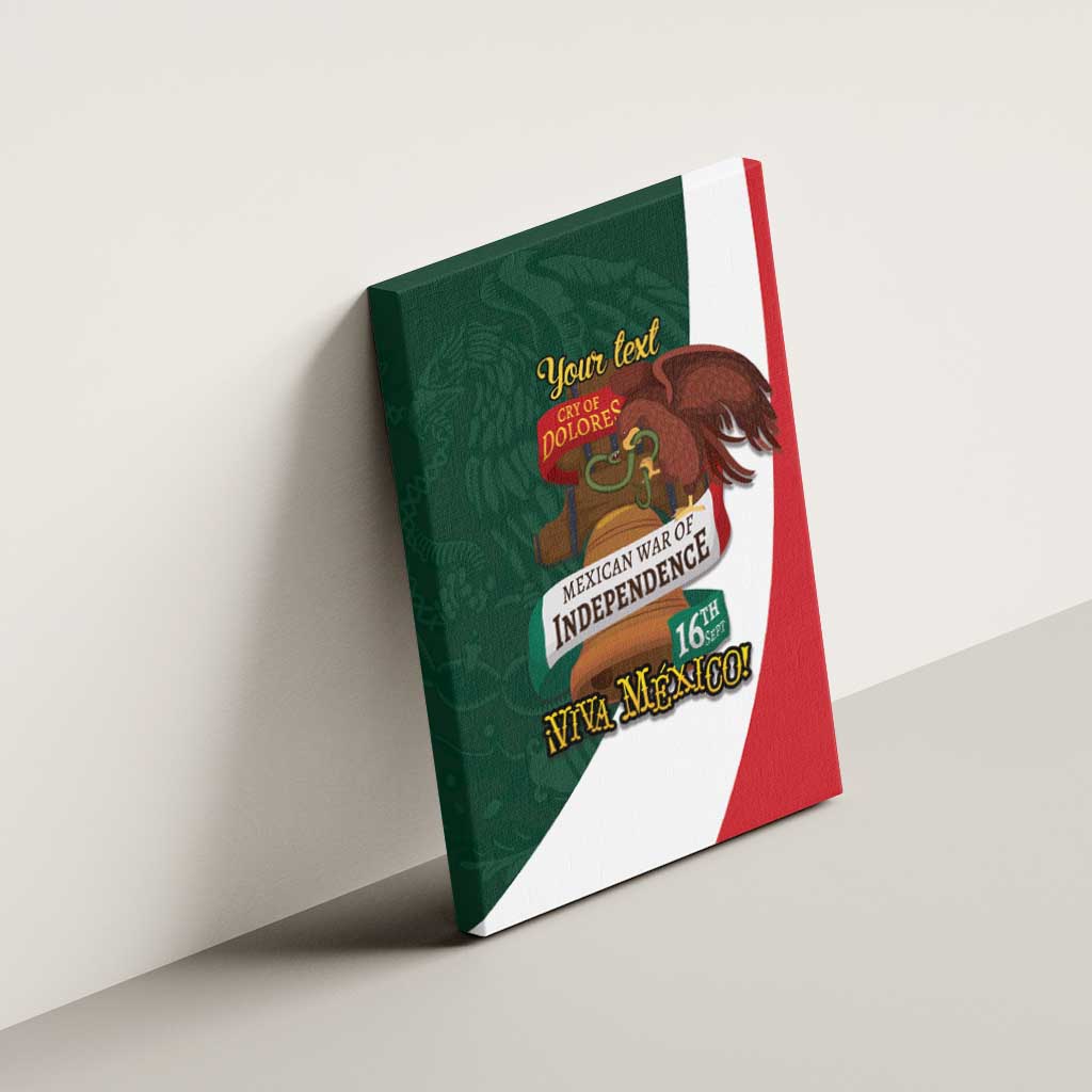 iViva Mexico Hidalgos Bell Personalized Canvas Wall Art Mexican Independence Day Fiesta - Wonder Print Shop