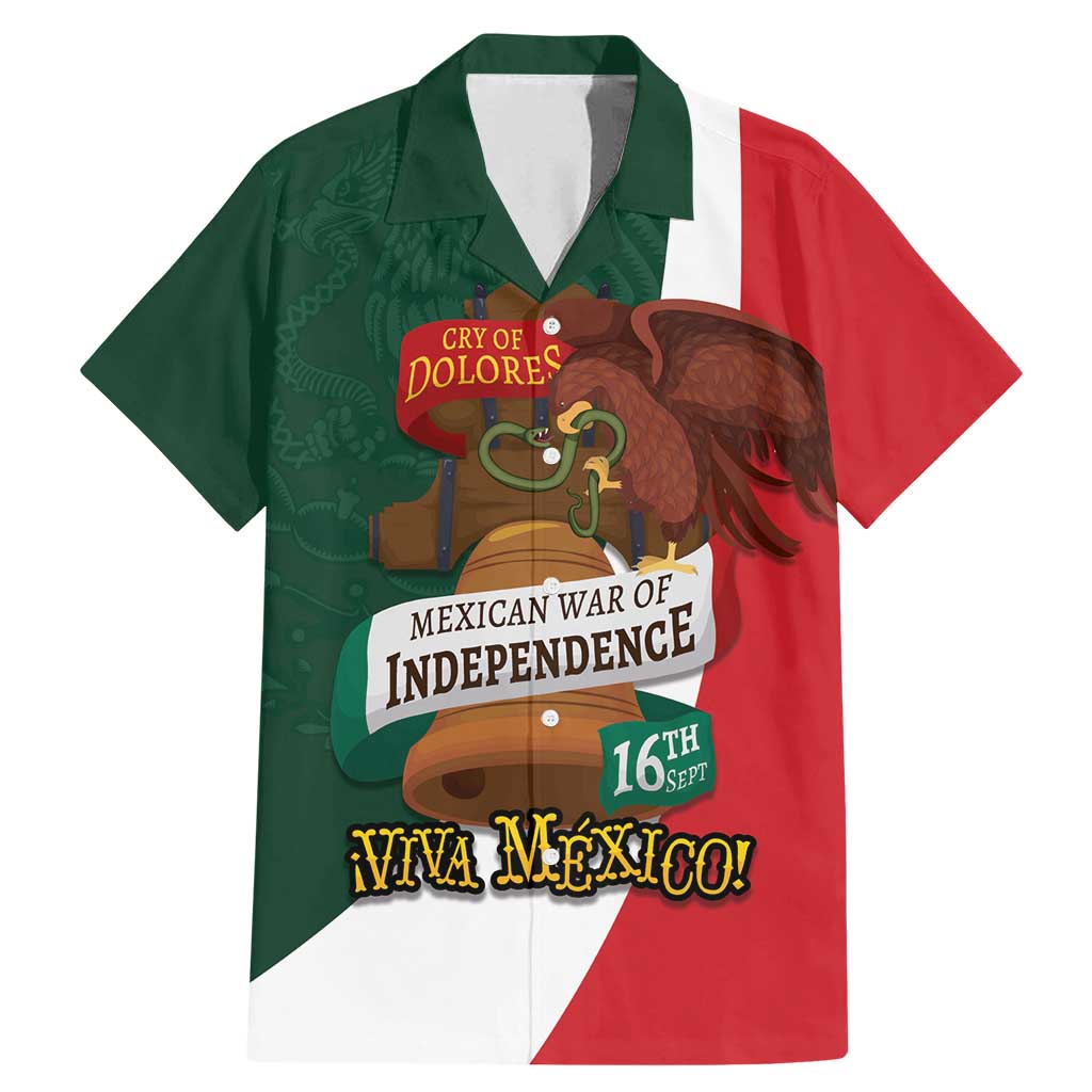 iViva Mexico Hidalgos Bell Personalized Family Matching Mermaid Dress and Hawaiian Shirt Mexican Independence Day Fiesta - Wonder Print Shop