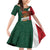 iViva Mexico Hidalgos Bell Personalized Family Matching Off Shoulder Short Dress and Hawaiian Shirt Mexican Independence Day Fiesta - Wonder Print Shop