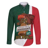 iViva Mexico Hidalgos Bell Personalized Family Matching Off Shoulder Short Dress and Hawaiian Shirt Mexican Independence Day Fiesta - Wonder Print Shop