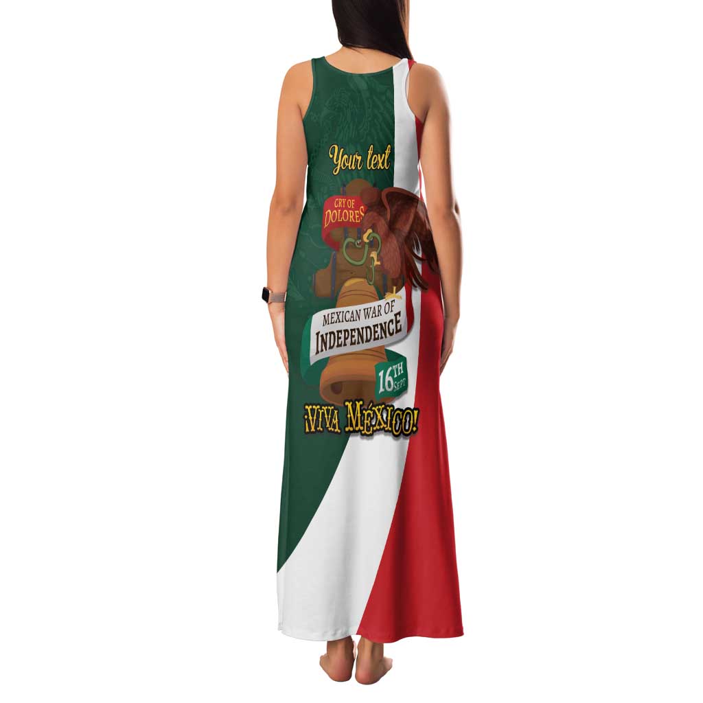 iViva Mexico Hidalgos Bell Personalized Family Matching Tank Maxi Dress and Hawaiian Shirt Mexican Independence Day Fiesta - Wonder Print Shop
