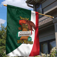 iViva Mexico Hidalgos Bell Personalized Garden Flag Mexican Independence Day Fiesta - Wonder Print Shop
