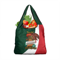 iViva Mexico Hidalgos Bell Personalized Grocery Bag Mexican Independence Day Fiesta - Wonder Print Shop