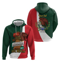 iViva Mexico Hidalgos Bell Personalized Hoodie Mexican Independence Day Fiesta - Wonder Print Shop