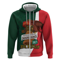 iViva Mexico Hidalgos Bell Personalized Hoodie Mexican Independence Day Fiesta - Wonder Print Shop