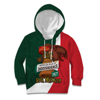 iViva Mexico Hidalgos Bell Personalized Kid Hoodie Mexican Independence Day Fiesta - Wonder Print Shop