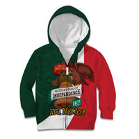 iViva Mexico Hidalgos Bell Personalized Kid Hoodie Mexican Independence Day Fiesta - Wonder Print Shop