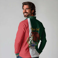 iViva Mexico Hidalgos Bell Personalized Long Sleeve Polo Shirt Mexican Independence Day Fiesta - Wonder Print Shop