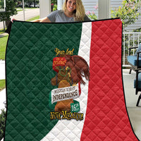 iViva Mexico Hidalgos Bell Personalized Quilt Mexican Independence Day Fiesta - Wonder Print Shop