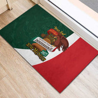 iViva Mexico Hidalgos Bell Personalized Rubber Doormat Mexican Independence Day Fiesta - Wonder Print Shop