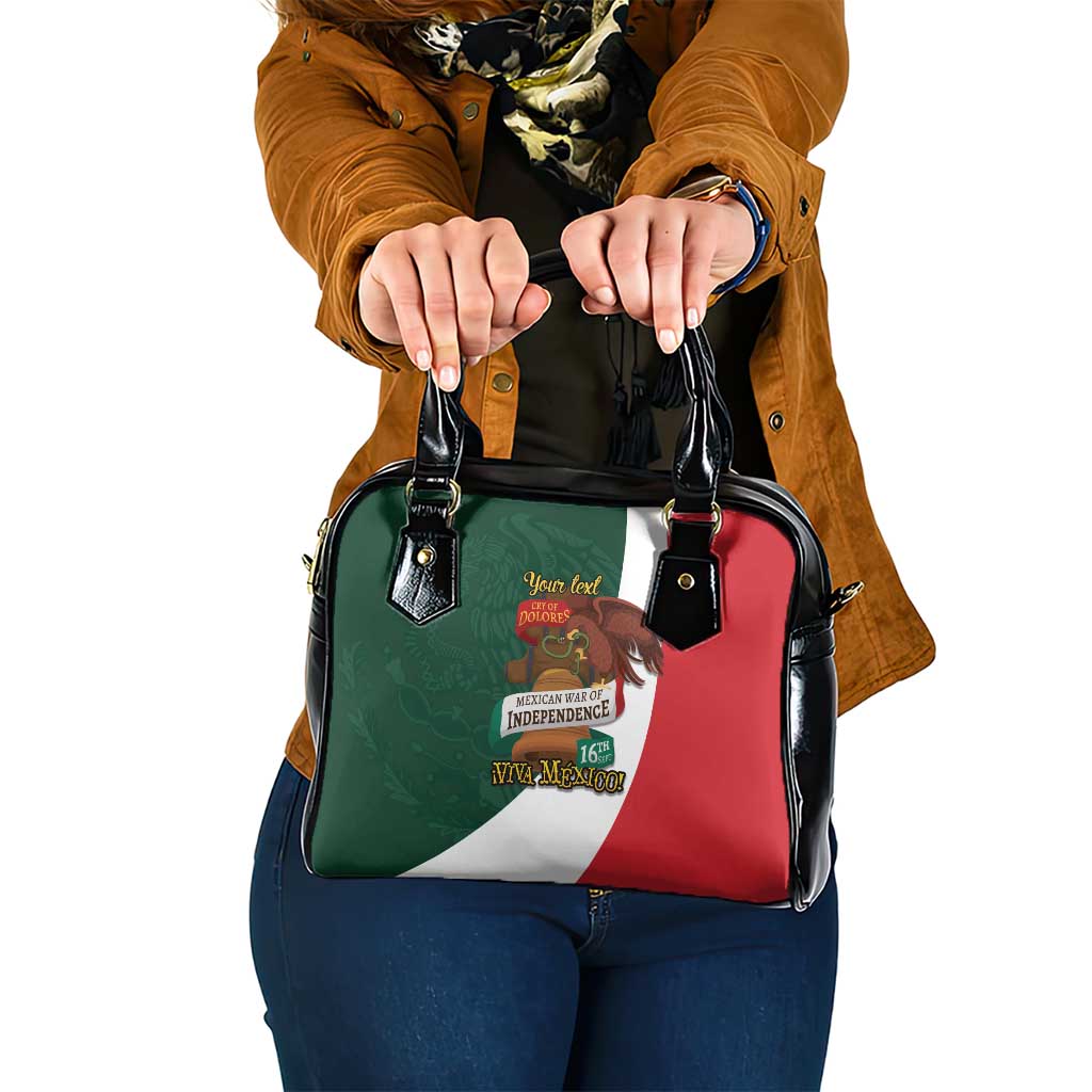 iViva Mexico Hidalgos Bell Personalized Shoulder Handbag Mexican Independence Day Fiesta - Wonder Print Shop