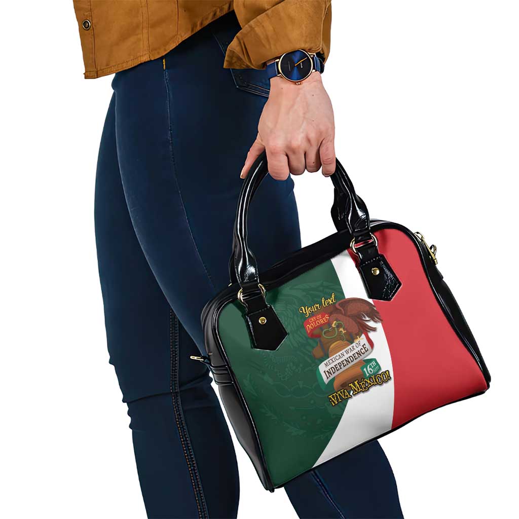 iViva Mexico Hidalgos Bell Personalized Shoulder Handbag Mexican Independence Day Fiesta - Wonder Print Shop
