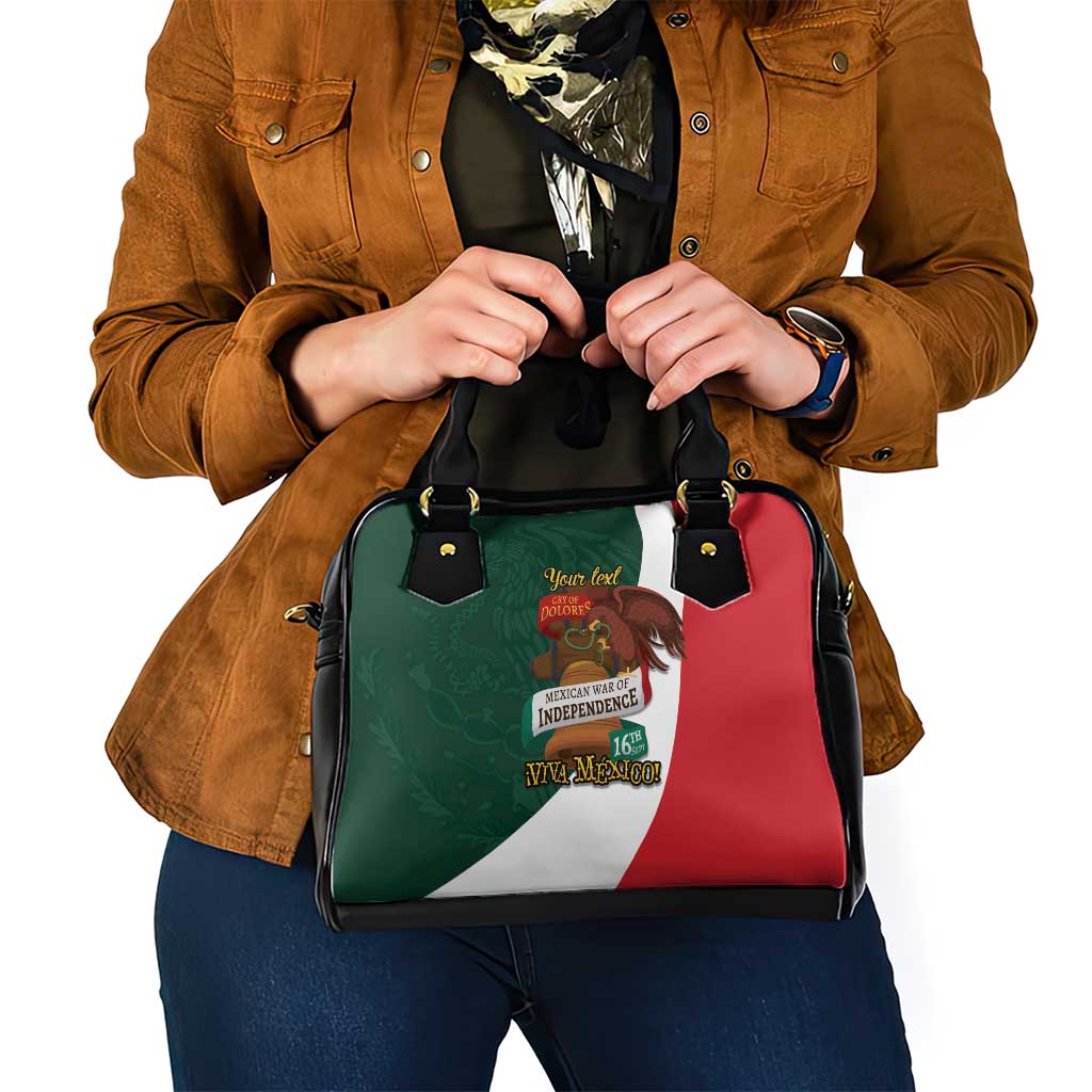 iViva Mexico Hidalgos Bell Personalized Shoulder Handbag Mexican Independence Day Fiesta - Wonder Print Shop