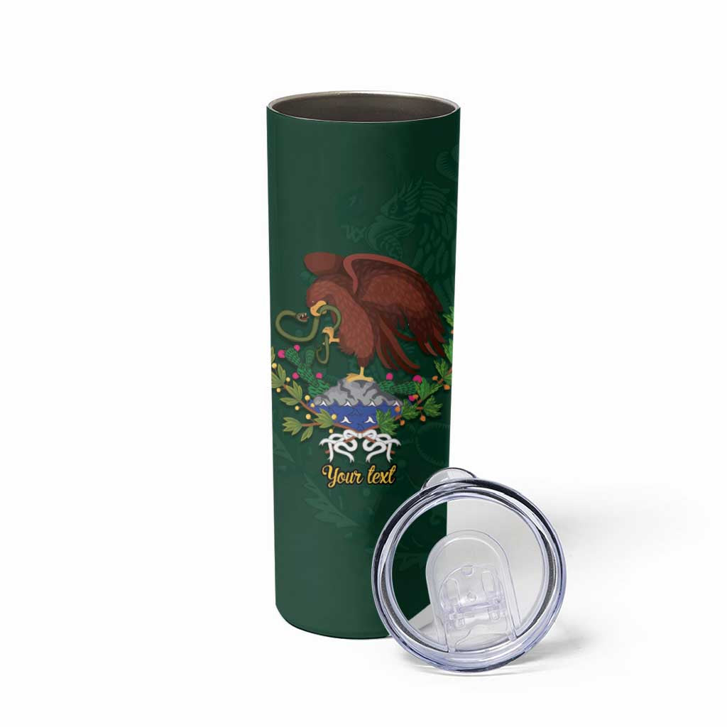 iViva Mexico Hidalgos Bell Personalized Skinny Tumbler Mexican Independence Day Fiesta - Wonder Print Shop