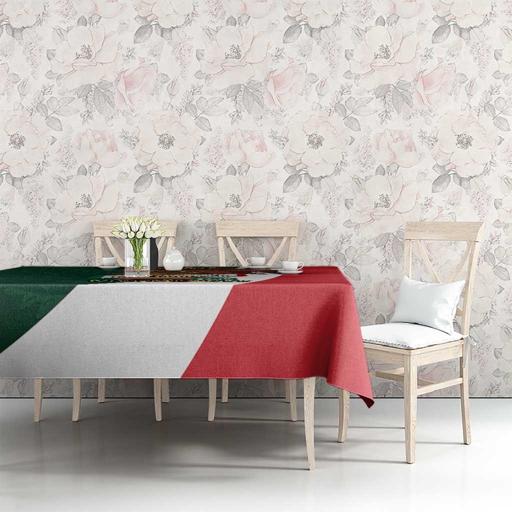 iViva Mexico Hidalgos Bell Personalized Tablecloth Mexican Independence Day Fiesta - Wonder Print Shop