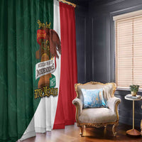 iViva Mexico Hidalgos Bell Personalized Window Curtain Mexican Independence Day Fiesta - Wonder Print Shop