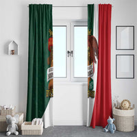 iViva Mexico Hidalgos Bell Personalized Window Curtain Mexican Independence Day Fiesta - Wonder Print Shop