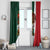 iViva Mexico Hidalgos Bell Personalized Window Curtain Mexican Independence Day Fiesta - Wonder Print Shop