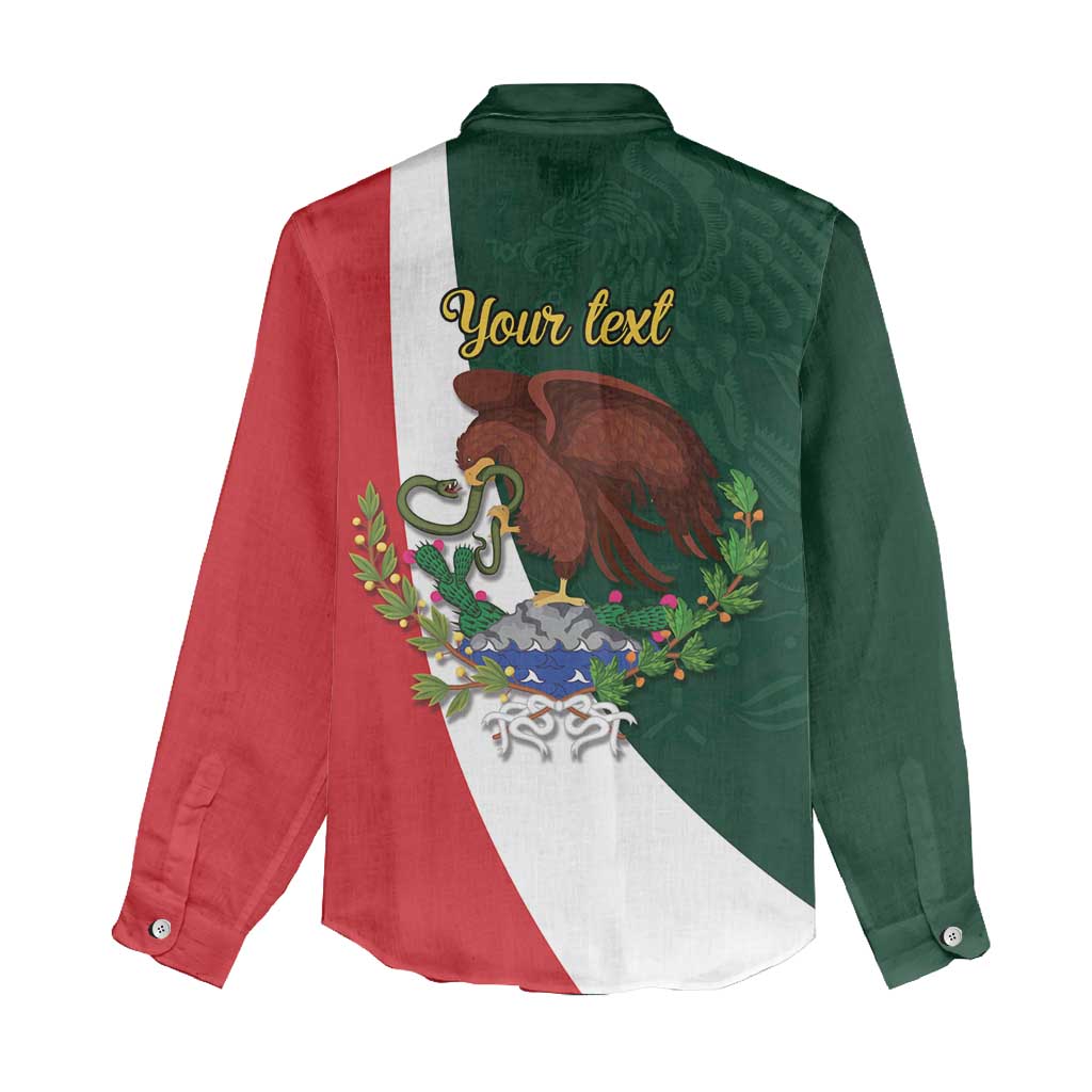 iViva Mexico Hidalgos Bell Personalized Women Casual Shirt Mexican Independence Day Fiesta - Wonder Print Shop