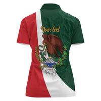 iViva Mexico Hidalgos Bell Personalized Women Polo Shirt Mexican Independence Day Fiesta - Wonder Print Shop
