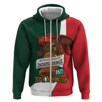 iViva Mexico Hidalgos Bell Personalized Zip Hoodie Mexican Independence Day Fiesta - Wonder Print Shop