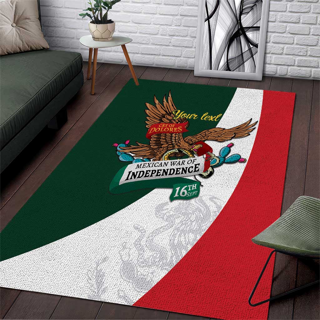 iViva Mexico Eagle Personalized Area Rug Mexican Independence Day Fiesta - Wonder Print Shop