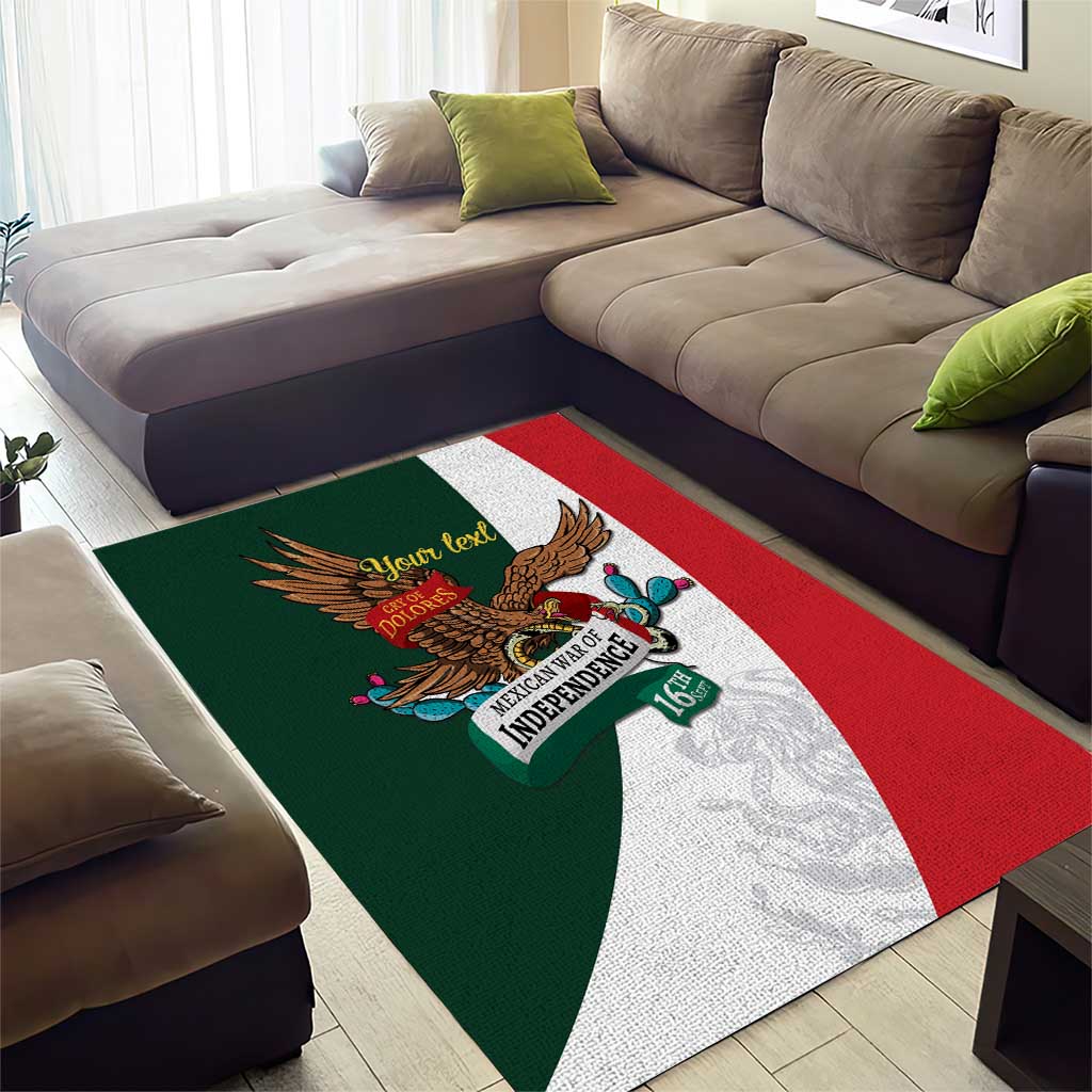 iViva Mexico Eagle Personalized Area Rug Mexican Independence Day Fiesta - Wonder Print Shop