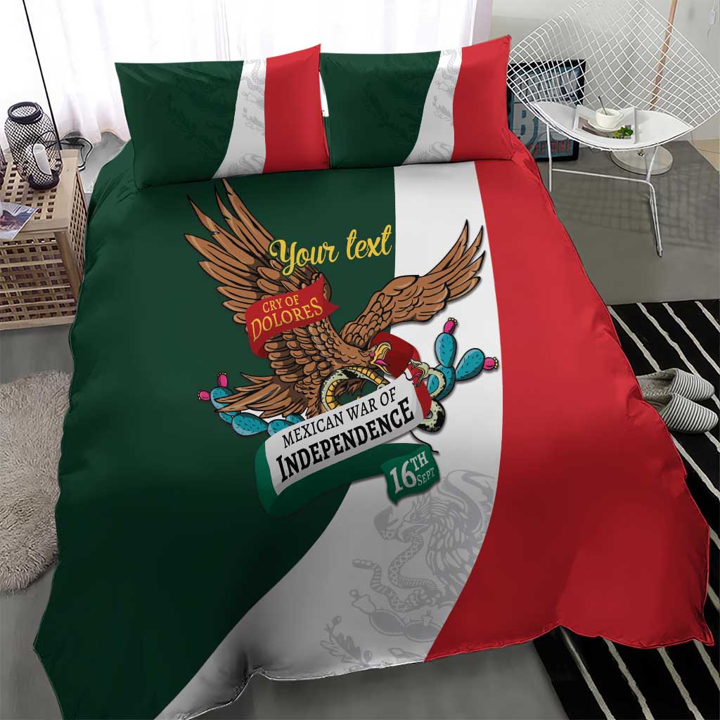 iViva Mexico Eagle Personalized Bedding Set Mexican Independence Day Fiesta - Wonder Print Shop