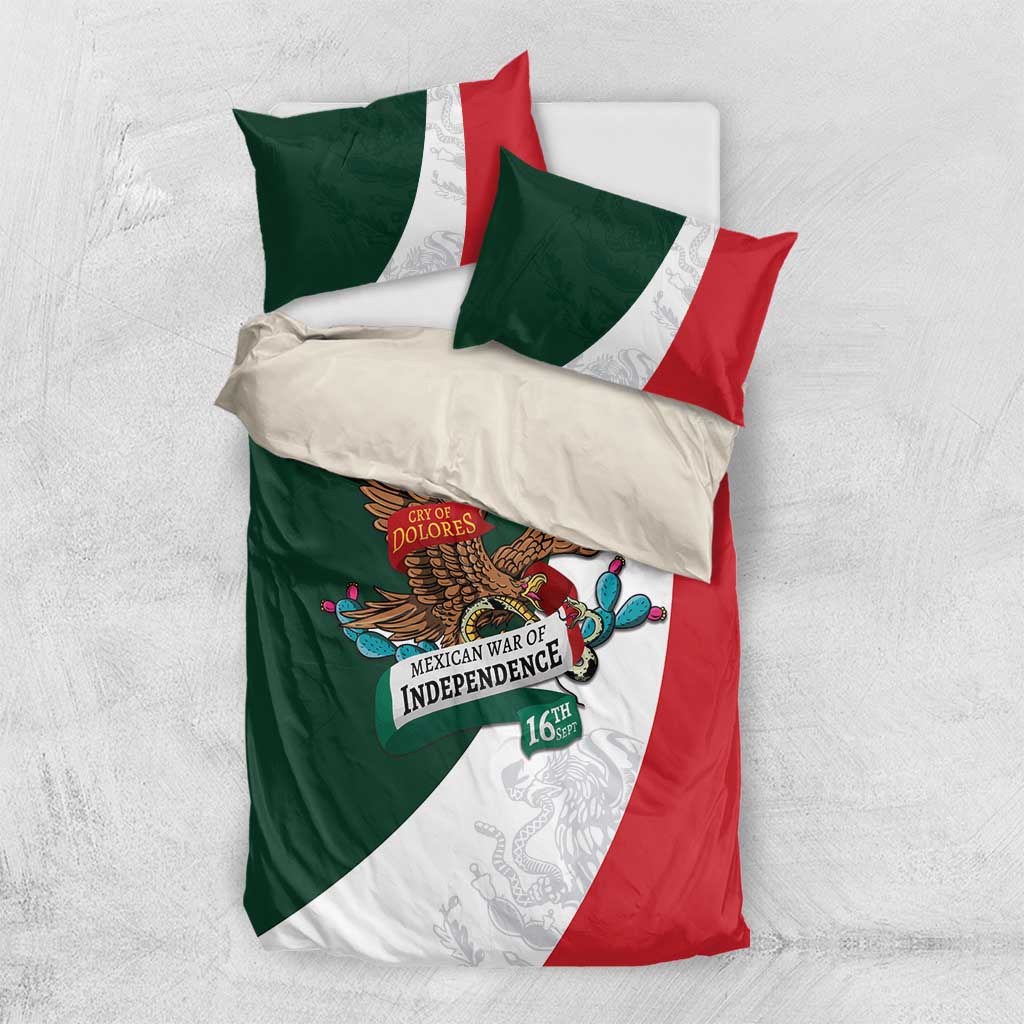 iViva Mexico Eagle Personalized Bedding Set Mexican Independence Day Fiesta - Wonder Print Shop