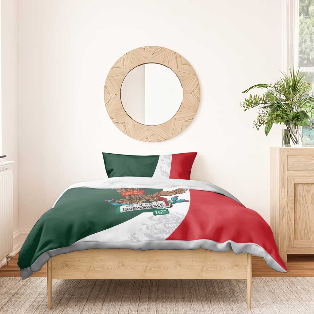 iViva Mexico Eagle Personalized Bedding Set Mexican Independence Day Fiesta - Wonder Print Shop