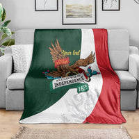 iViva Mexico Eagle Personalized Blanket Mexican Independence Day Fiesta - Wonder Print Shop