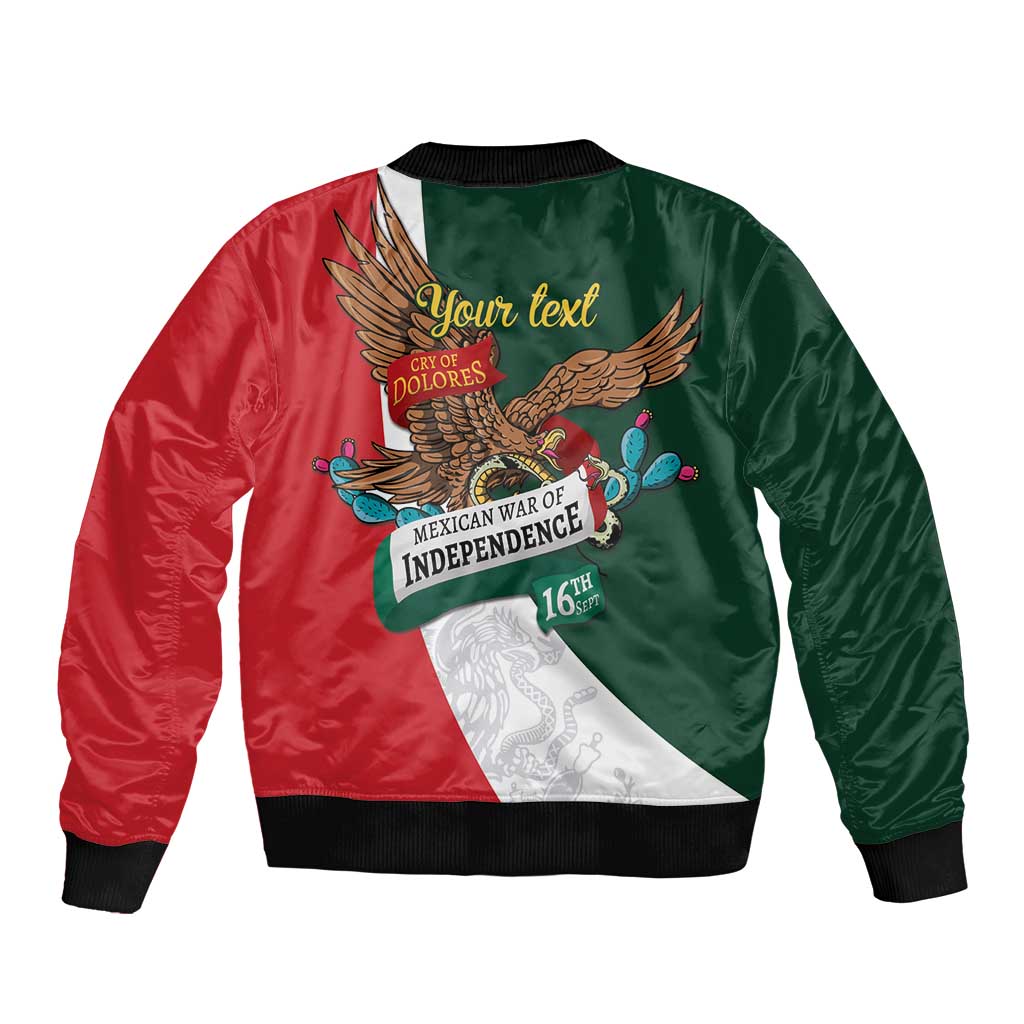 iViva Mexico Eagle Personalized Bomber Jacket Mexican Independence Day Fiesta - Wonder Print Shop