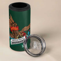 iViva Mexico Eagle Personalized 4 in 1 Can Cooler Tumbler Mexican Independence Day Fiesta - Wonder Print Shop