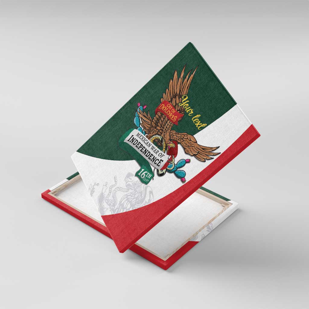 iViva Mexico Eagle Personalized Canvas Wall Art Mexican Independence Day Fiesta - Wonder Print Shop