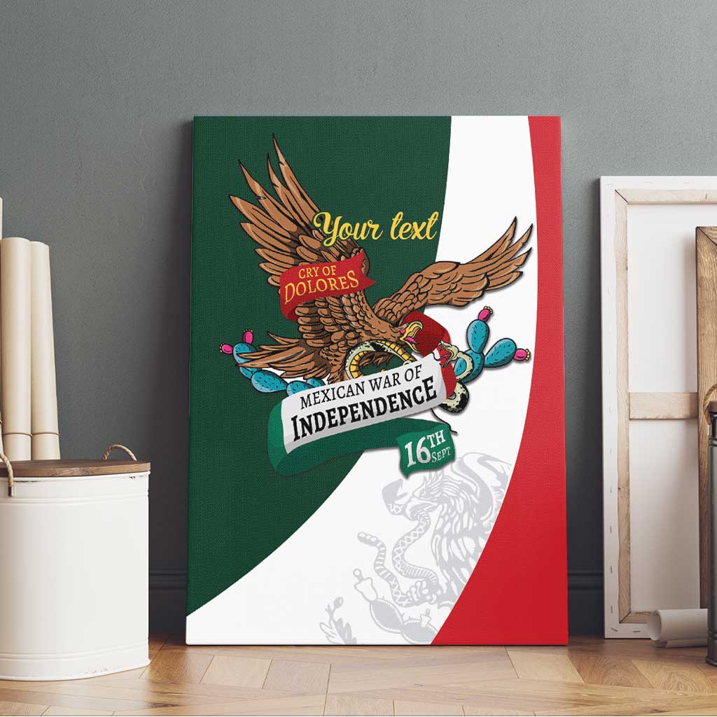 iViva Mexico Eagle Personalized Canvas Wall Art Mexican Independence Day Fiesta - Wonder Print Shop