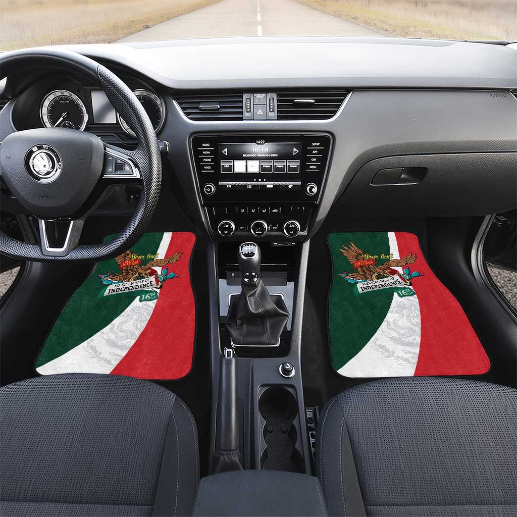 iViva Mexico Eagle Personalized Car Mats Mexican Independence Day Fiesta - Wonder Print Shop